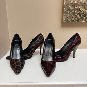 Two Pairs of Stuart Weitzman heels